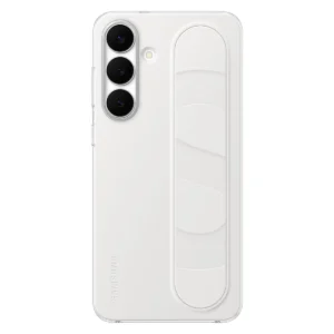 کاور سیلیکونی با بند و پایه دار S25 FE - سفید - 11694