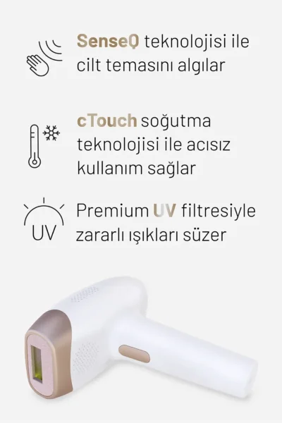 دستگاه اپیلاسیون لیزر بوز IPL، دستگاه حذف مو، 12 سطحی، 999.900 شلیک خودکار و دستی - 11720