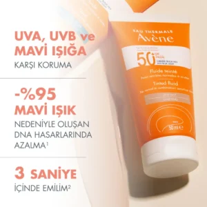 کرم ضد آفتاب رنگی با بافت سبک و حفاظت بالا SPF 50+ برای پوست‌های نرمال و مختلط - 50 میلی‌لیتر - 11666