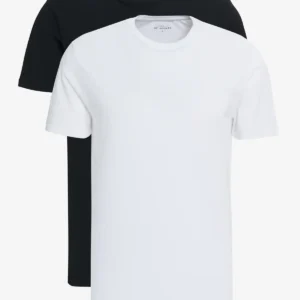 تی‌شرت دو عددی دارکِسیم و یقه دایره‌ای، 100% پنبه - 11686