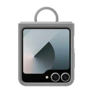 کیف سیلیکونی حلقه‌دار برای Galaxy Z Flip FE / Flip 6 - خاکستری - 11688