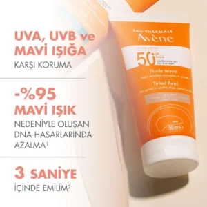 کرم ضد آفتاب رنگی با SPF 50+ برای پوست‌های نرمال و مختلط - ۵۰ میلی‌لیتر - 11671