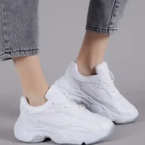 کفش ورزشی زنانه سفید مدل Tb246 - 12967