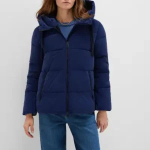 کاپشن پفی کلاه‌دار سرمه‌ای ۱۱۱۰۰۴۳-۸۱۷۷۴ - 12673