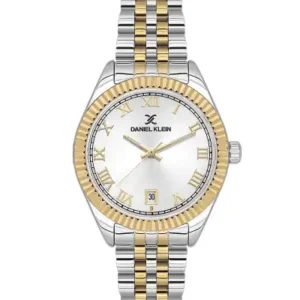 ساعت مچی زنانه مینی کاسا با بند طلایی و نقره‌ای - 12164