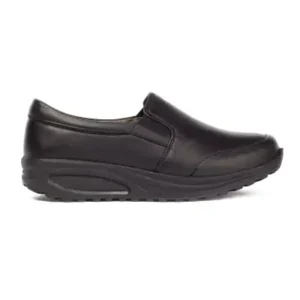 کفش روزمره زنانه چرم طبیعی - 754 سیاه 2122 - 12794