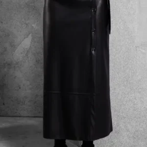 دامن چرم مصنوعی 60639 - 12893