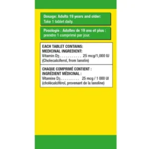 قرص‌های ویتامین D3 1000 واحدی سینگنچر، ۳۶۰ عدد - آمریکا - 12308