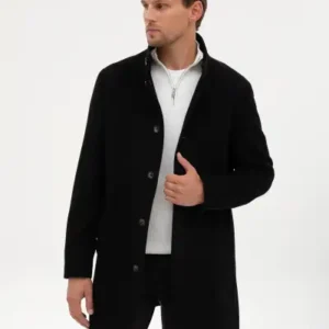 پالتوی مشکی فیت تنگ 50317440-VR046 - 13094