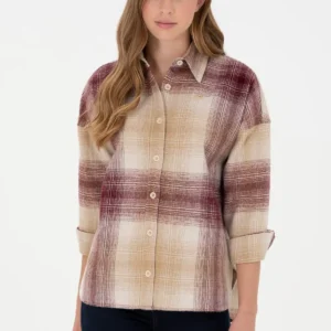 شومیز زنانه آستین بلند bordo شماره 50297439-VR014 - 11806