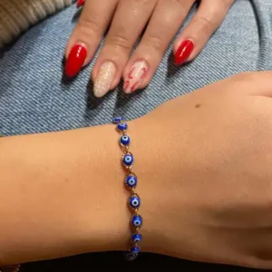 دور گردن براق با طراحی خاص و چشم نازار - قیمت ثابت - ارسال همان روز - 12125