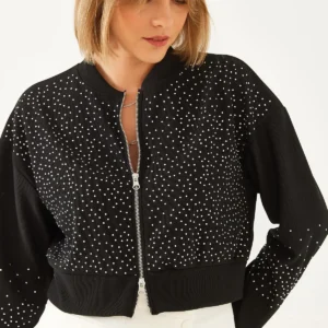 کت زنانه با بافت سنگی از پارچه عثمانی 60351059 - 11810