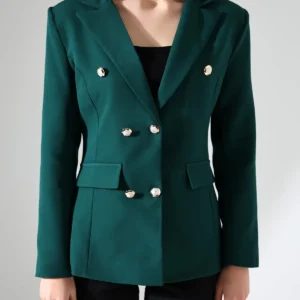 کت بلزر جیب‌دار با آستر دکمه‌دار - 11899