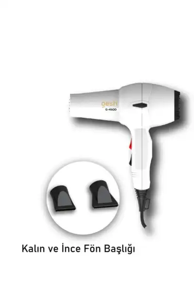 سشوار حرفه‌ای بیاز G-4500 با قدرت 2500 وات - نوع آرایشگاهی - دستگاه خشک‌کننده مو - 12446