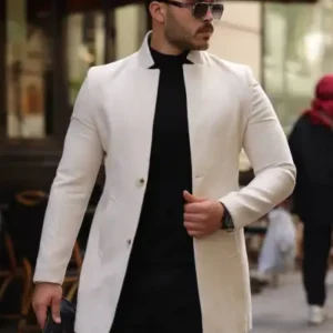 پالتوی مردانه کلاهدار Slimfit فصل جدید - 13105