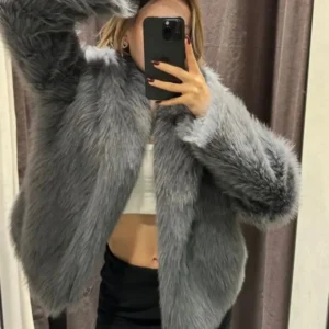 کت چرم مصنوعی پرمیوم آنترسیت زنانه - 11908