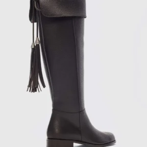 چکمه زنانه مونا پشکول با جزئیات (دیز اوست) - قهوه‌ای - 11956