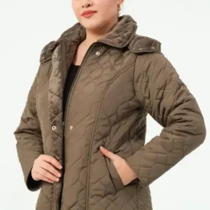 کاپشن پفی با کلاه و آستر پشمی بزرگ مخصوص آقایان - 12510