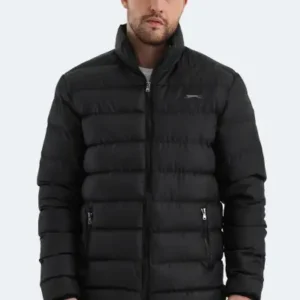 کاپشن و پالتو مشکی مردانه HONOR I - 12701