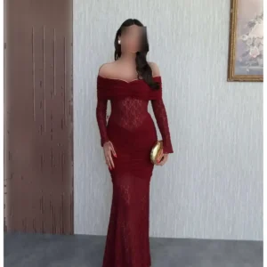 پیراهن دکمه‌دار با دامن چروک و آستین باز - 12038