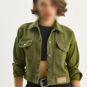 کت جبردین زنانه با دو جیب - 11864