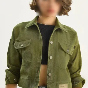 کت جبردین زنانه با دو جیب - 11864