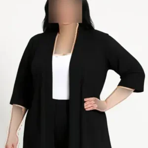 ست دو تکه کیمونو با شلوار پارچه‌ای بایرومجیک - 12410