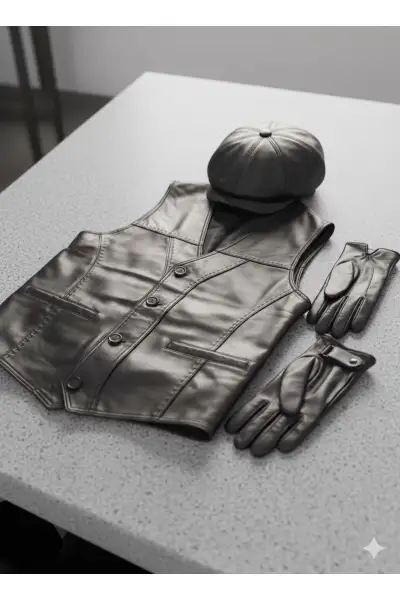 ست سهتایی چرم طبیعی - 12726 ست سهتایی چرم طبیعی - 12726