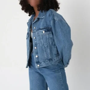 کت جین جیب‌دار C8345-s2 - 11865