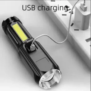 چراغ قوه شارژی زوم دار کمپکت RF-Q1 - 12219