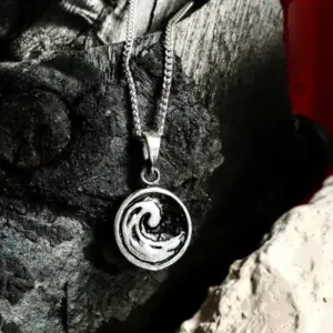 گردنبند مدل موج از نقره 925 آلیاژ نقره با طراحی موجی مناسب برای همه افراد - 12113