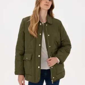 پالتو کتان هاچی با یقه مخملی و طراحی راحت 50314035-VR027 - 12602