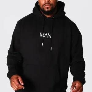 سویشرت هودی با کلاه و طرح چاپی مردانه سایز بزرگ