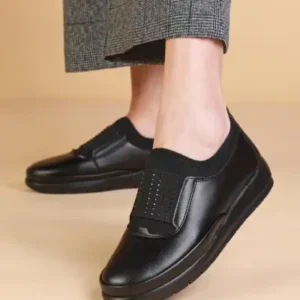 کفش طبی و ارتوپدی با کفی ژله‌ای و رویه چرم اصل دورتکس زنانه