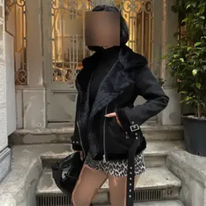 کاور سوئدی با جزئیات کمر و طراحی فشاری زنانه - 13025