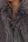 پالتوی زنانه با یقه و آستر پشمی مصنوعی 38120 60251969 - 12578