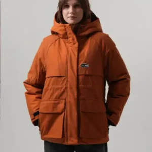 کاپشن زنانه سوئدی با کلاه، ضد آب و ضد باد مدل سوفیا - 12659