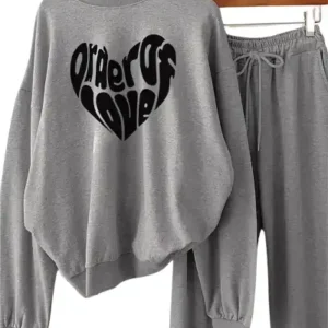 سویشرت و شلوار بلند تابستانی - 13019