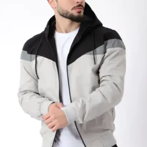 کاپشن فصلی کلاهدار سه‌تکه بیل - 13083