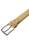 کمربند چرمی اصل سوئدی تیره 3.5 سانتی‌متری - 12197