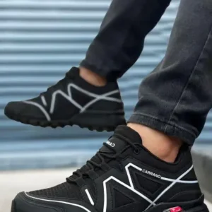 کفش مردانه ورزشی ترک مشکی و سفید