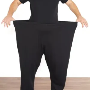 شلوار ورزشی جیب‌دار با پارچه نرم و سایز بزرگ مگا 0000013 - 12522