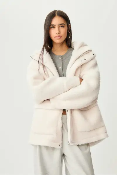 کاپشن کوتاه پشمی سونی - 12366