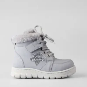 Bot کلا فراگیر دخترانه زمستانی با زیره غیر لغزنده و داخلی پشمی، در اندازه‌های 22 تا 36 - 12304