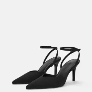 کفش پاشنه‌دار نایلونی - 12810