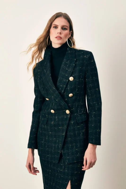 کت زنانه بلند سمبلیک - مشکی - 11879