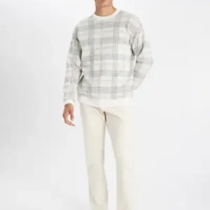 پولک بافت نازک یقه گرد به شکل معمولی - 12953