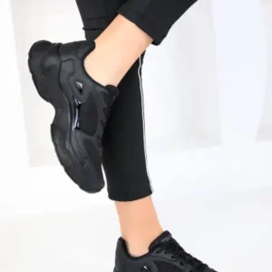 کفش ورزشی زنانه مشکی-مشکی 18147 - 12958