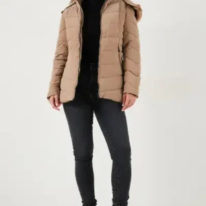 کاپشن اسلیم فیت با کلاه قابل جدا شدن مدل MONT 497MARA - 12676