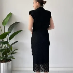 لباس دوزی توری مشکی - 11987